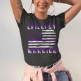 Epilepsy Warrior Usa Flag United States Flag Epilepsy Epilepsy Awareness Unisex Jersey Short Sleeve Crewneck Tshirt