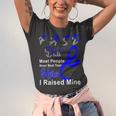 Fasd Dad Most People Never Meet Their Hero I Raised Mine Blue And Grey Ribbon Fetal Alcohol Spectrum Disorder Fetal Alcohol Spectrum Disorder Awareness Unisex Jersey Short Sleeve Crewneck Tshirt