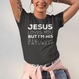 Jesus Loves You But Im His Favorite Christian V Neck Jersey T-Shirt