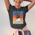 Just A Girl That Loves Peckers Chicken Woman Tee Jersey T-Shirt
