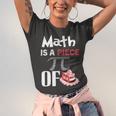 Math Is A Piece Of Pie Funny Pi Day Unisex Jersey Short Sleeve Crewneck Tshirt