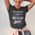 Memaw Promoted To Memaw Again Est 2022 Grandma Jersey T-Shirt