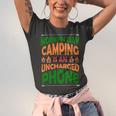 Modern Day Camping Is An Uncharged Phone Unisex Jersey Short Sleeve Crewneck Tshirt