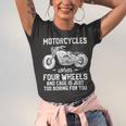 Motorcycles When Four Wheels Cage Is 461 Shirt Unisex Jersey Short Sleeve Crewneck Tshirt