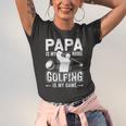 Papa Is My Name Golfing Is My Game Golf Jersey T-Shirt