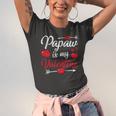 Retro Hearts Papaw Is My Valentines Day Fathers Day Jersey T-Shirt