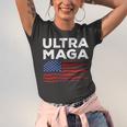 Ultra Maga Proud American Distressed Flag Patriotic Unisex Jersey Short Sleeve Crewneck Tshirt