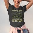 Veteran Husband Daddy Protector Hero Veteran American Flag Vintage Dad 2 Navy Soldier Army Military Unisex Jersey Short Sleeve Crewneck Tshirt