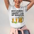 Beer Drinking Dont Worry Ive Had Both My Shots And Booster Unisex Jersey Short Sleeve Crewneck Tshirt