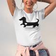 Dachshund Heart Dog Lover Unisex Jersey Short Sleeve Crewneck Tshirt