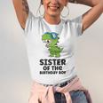 Dinosaur Birthday Sister Of The Birthday Boy Jersey T-Shirt