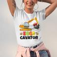 Excavator Shirts For Toddler Boys Girls Easter Eggs Cavator Unisex Jersey Short Sleeve Crewneck Tshirt