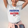 Freedom Matters American Flag Patriotic Jersey T-Shirt