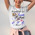 Friends Dont Let Friends Fight Chronic Fatigue Syndrome Cfs Alone Unicorn Blue Ribbon Chronic Fatigue Syndrome Support Cfs Awareness Unisex Jersey Short Sleeve Crewneck Tshirt