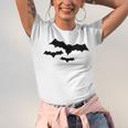 Halloween Scary Vampire Bats Pattern Unisex Jersey Short Sleeve Crewneck Tshirt