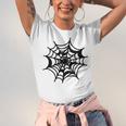 Halloween Spider Web Pattern Unisex Jersey Short Sleeve Crewneck Tshirt