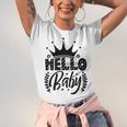 Hello Baby Graphic Design For New Coming Babys Unisex Jersey Short Sleeve Crewneck Tshirt