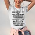 I Am A Proud Daughter In Law Of A Crazy Father In Law V2 Unisex Jersey Short Sleeve Crewneck Tshirt