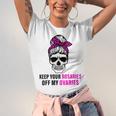 Keep Your Rosaries Off My Ovaries Feminist Skull Unisex Jersey Short Sleeve Crewneck Tshirt