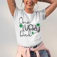 One Lucky Dad Funny St Patrick Day Unisex Jersey Short Sleeve Crewneck Tshirt