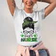 One Lucky Nurse St Patricks Day For Women Funny Nurse Unisex Jersey Short Sleeve Crewneck Tshirt