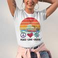 Peace Love Cruising Family Cruise Vacation Matching Gift Unisex Jersey Short Sleeve Crewneck Tshirt