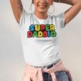 Super-Daddio Gamer Dad Fathers Day Video Game Lover Jersey T-Shirt