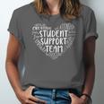 Student Support Team Counselor Social Worker Teacher Crew Jersey T-Shirt