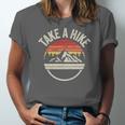 Vintage Retro Take A Hike Hiker Outdoors Camping Jersey T-Shirt