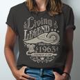 1963 Birthday Living Legend Since 1963 Unisex Jersey Short Sleeve Crewneck Tshirt