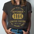 1964 September Birthday Gift 1964 September Limited Edition Unisex Jersey Short Sleeve Crewneck Tshirt