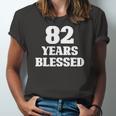 82 Years Blessed 82Nd Birthday Christian Religious Jesus God Jersey T-Shirt