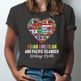 Asian American And Pacific Islander Heritage Month Heart Jersey T-Shirt