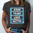 Asian Trans Lives Matter Lgbtq Transsexual Pride Flag Jersey T-Shirt