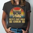 Best Cat Dad Ever Bump Fit Fathers Day Daddy For Jersey T-Shirt