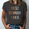 Best Roman Ever Retro Vintage First Name Jersey T-Shirt