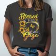 Blessed To Be Called Gaga Sunflower Lovers Grandma Jersey T-Shirt