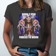 Born To Fish Forced To Work Fishing Lover Halloween Costume Jersey T-Shirt