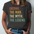 Castano Name Shirt Castano Family Name Unisex Jersey Short Sleeve Crewneck Tshirt