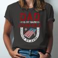 Cornhole Player Dad Is My Name Cornhole Is My Game Jersey T-Shirt