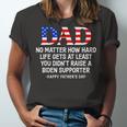 Dad Fathers Day At Least You Didnt Raise A Biden Supporter Jersey T-Shirt