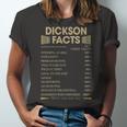 Dickson Name Gift Dickson Facts Unisex Jersey Short Sleeve Crewneck Tshirt