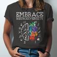 Embrace Neurodiversity Funny V5 Unisex Jersey Short Sleeve Crewneck Tshirt