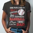 Favorite Baseball Player Calls Me Dad V3 Unisex Jersey Short Sleeve Crewneck Tshirt