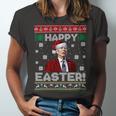 Funny Joe Biden Happy Easter Ugly Christmas Unisex Jersey Short Sleeve Crewneck Tshirt