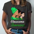 Glaucoma Awareness Green Women Glaucoma Glaucoma Awareness Unisex Jersey Short Sleeve Crewneck Tshirt