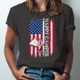 Happy Camper American Flag Camping Hiking Lover Jersey T-Shirt