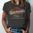 Its A Blacksmith Thing You Wouldnt Understand Shirt Personalized Name GiftsShirt Shirts With Name Printed Blacksmith Unisex Jersey Short Sleeve Crewneck Tshirt
