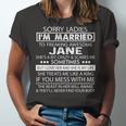 Jane Name Gift Im Married To Freaking Awesome Jane Unisex Jersey Short Sleeve Crewneck Tshirt
