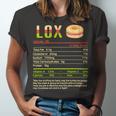 Lox Nutrition Facts Funny Christmas 12 Shirt Unisex Jersey Short Sleeve Crewneck Tshirt